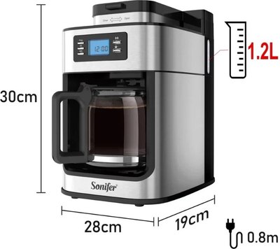 Капельная кофеварка Sonifer SF-3541