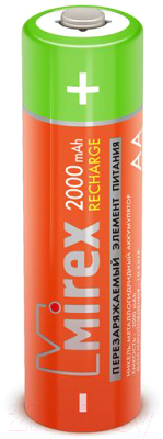 Комплект аккумуляторов Mirex HR6 2000mAh / HR6-20-E4