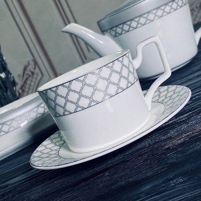 Набор для чая/кофе Lenardi Версаль серебро 145-602