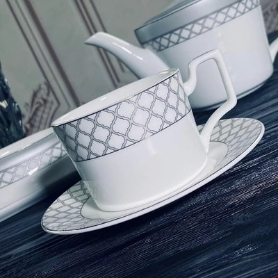 Набор для чая/кофе Lenardi Версаль серебро 145-595