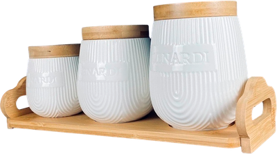 Набор емкостей для хранения Lenardi Bamboo 140-074 - фото