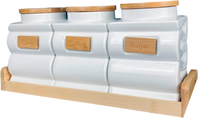 Набор емкостей для хранения Lenardi Bamboo 140-100 - фото