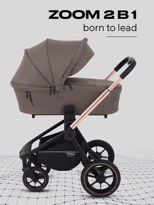 Детская универсальная коляска MOWbaby Zoom PU 2в1 / RA086