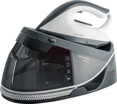 Утюг с парогенератором CoolFort CF-3420 (белый/серый)