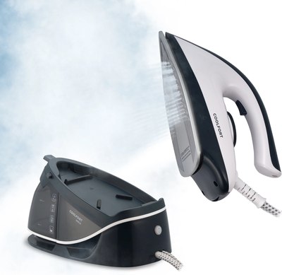 Утюг с парогенератором CoolFort CF-3420 (белый/серый)