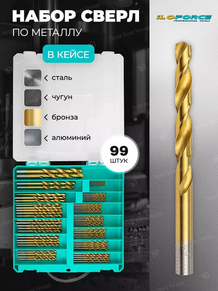 Набор сверл ILOforce IF-924U100