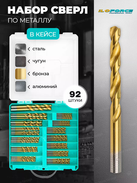 Набор сверл ILOforce IF-924U93