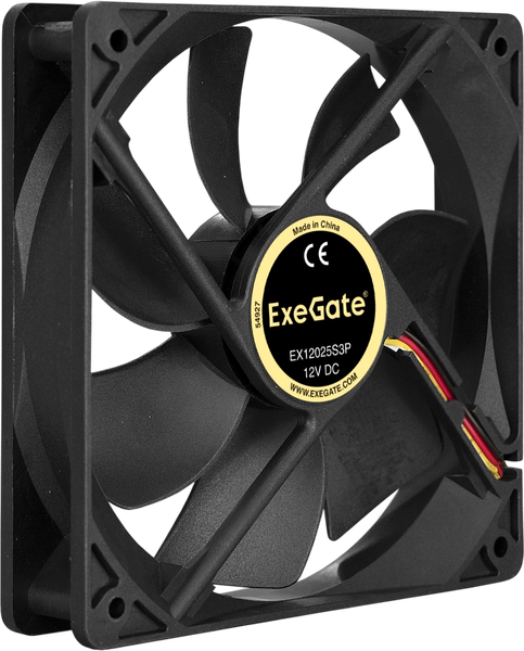 Вентилятор для корпуса ExeGate EX12025S3P / EX166176RUS - фото