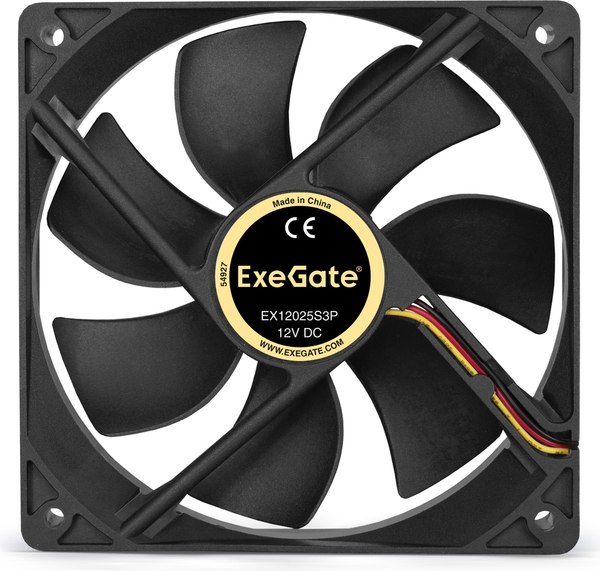 Вентилятор для корпуса ExeGate EX12025S3P / EX166176RUS