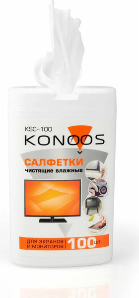 Салфетки для ухода за техникой Konoos KSC-100