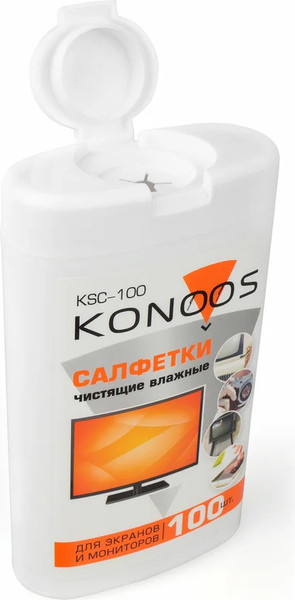 Салфетки для ухода за техникой Konoos KSC-100