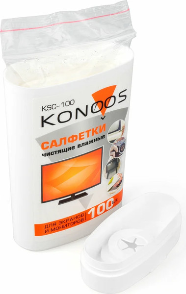 Салфетки для ухода за техникой Konoos KSC-100