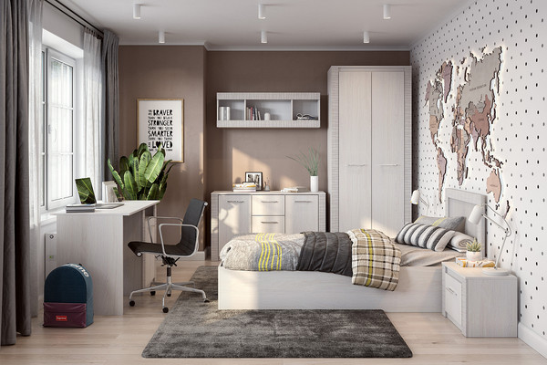 Письменный стол SV-мебель МС Гамма 20 К №4 / 00-00105072