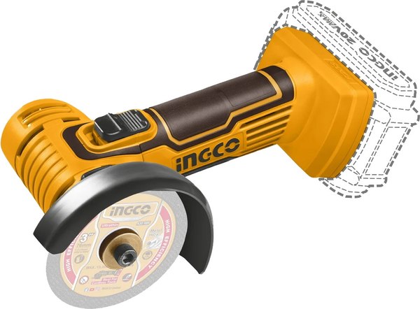Угловая шлифовальная машина INGCO Аккумуляторная CAGLI76012 - фото