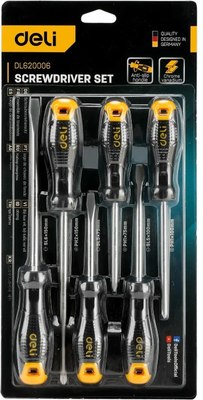 Набор отверток Deli EDL620006