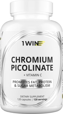 Витаминно-минеральный комплекс 1WIN Хром пиколинат с витамином С - фото
