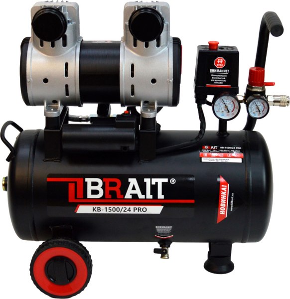 Воздушный компрессор Brait KB-1500/24 PRO - фото