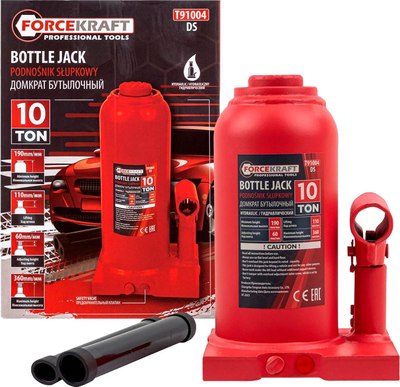 Бутылочный домкрат ForceKraft FK-T91004(DS) - фото