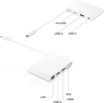 Док-станция для ноутбука Huawei MateDock 3 White CD12 / 55031424