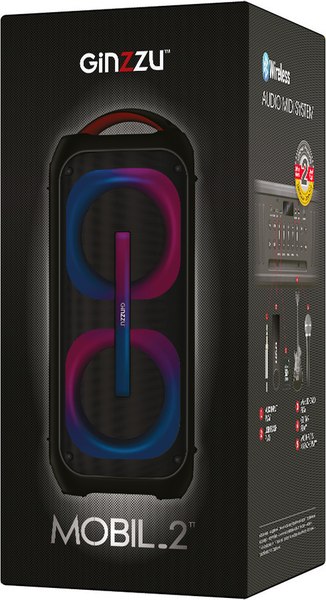 Портативная акустика Ginzzu GM-112