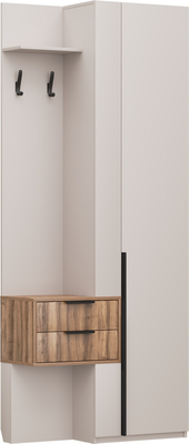 Секция в прихожую Аквилон Чарли №5 с ящиком левый - фото