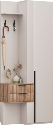 Секция в прихожую Аквилон Чарли №5 с ящиком левый