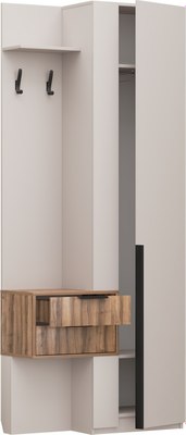 Секция в прихожую Аквилон Чарли №5 с ящиком левый