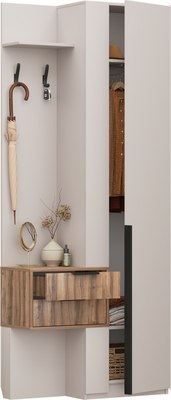 Секция в прихожую Аквилон Чарли №5 с ящиком левый