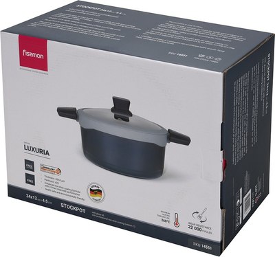 Кастрюля Fissman Luxuria 14551