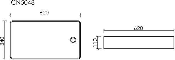 Умывальник Ceramica Nova CN5048