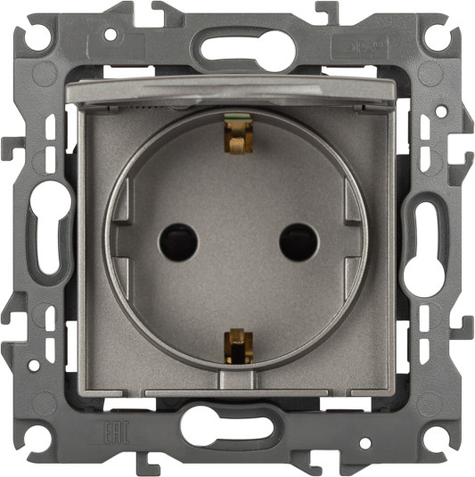 Розетка ЭРА Schuko 12-2103-16 / Б0065722 - фото