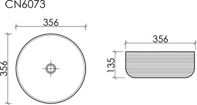 Умывальник Ceramica Nova CN6073MDH