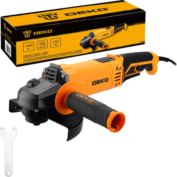 Угловая шлифовальная машина Deko DKAG1400-150E / 083-1029