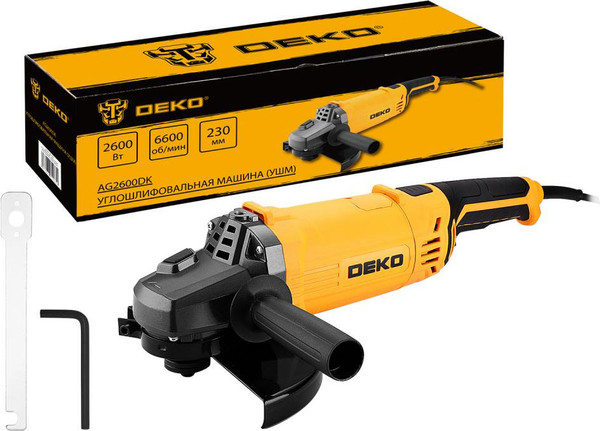 Угловая шлифовальная машина Deko AG2600DK / 083-1031