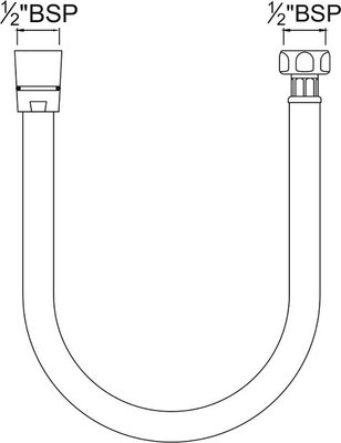 Душевой шланг Jaquar SHA-BLM-571