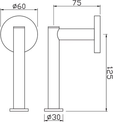 Держатель для туалетной бумаги Jaquar ACN-CHR-1155S