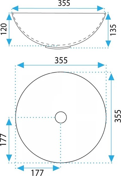 Умывальник REA Stella REA-U9086
