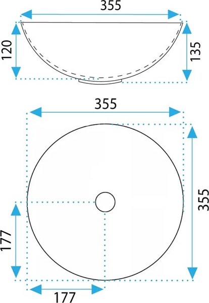 Умывальник REA Stella REA-U9088