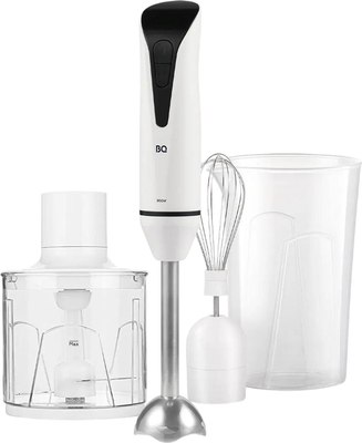Блендер погружной BQ HB800S (белый/черный) - фото
