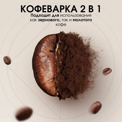 Капельная кофеварка BQ CM7002 (сталь/черный)