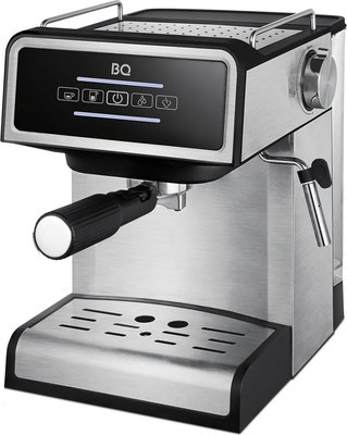 Кофеварка эспрессо BQ CM2000 (сталь/черный) - фото