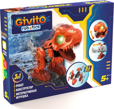 Игрушка-конструктор Givito Динозавр Тирекс / G2411-485