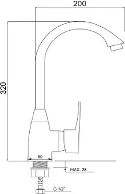 Смеситель РМС PL5-017F-1