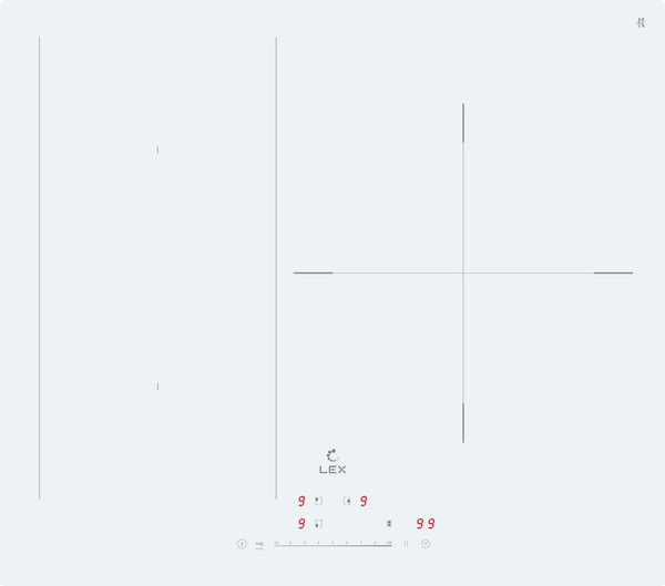 Индукционная варочная панель Lex EVI 631A WH - фото