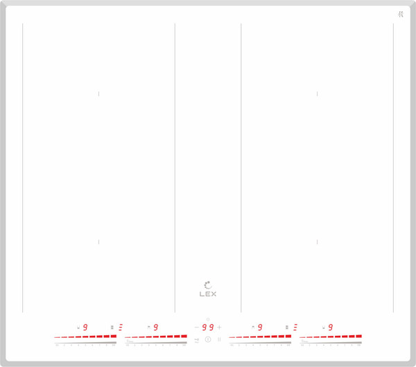 Индукционная варочная панель Lex EVI 641C WH - фото