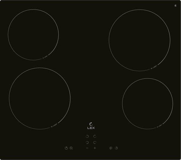 Электрическая варочная панель Lex EVH 640B BL - фото