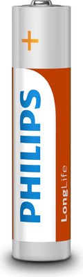 Комплект батареек Philips Longlife Zinc AAA R03L4F
