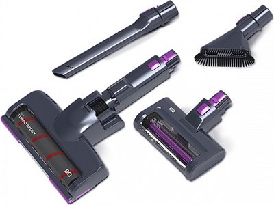 Вертикальный пылесос BQ VCA0201H (серый/фиолетовый)
