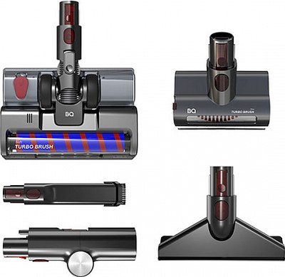 Вертикальный пылесос BQ VCA1000W (серый/красный)