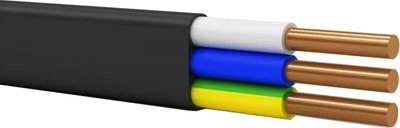 Кабель силовой БелРоскабель ВВГ-П 3x1.5 (N, PE) 0.66 - фото